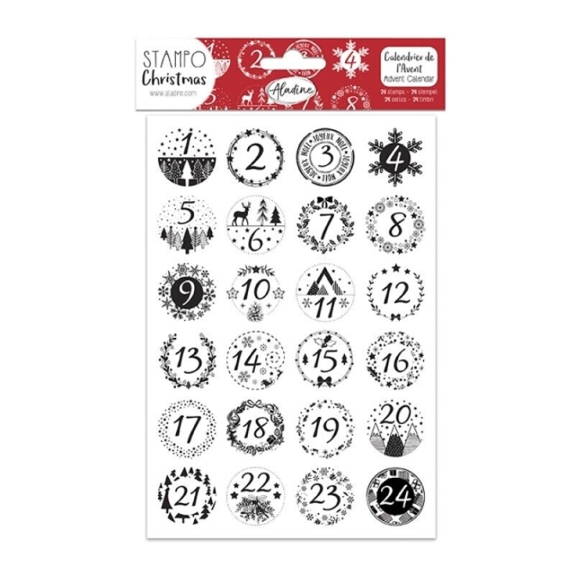 STAMPO Adventskalender klassisch 24-teilig