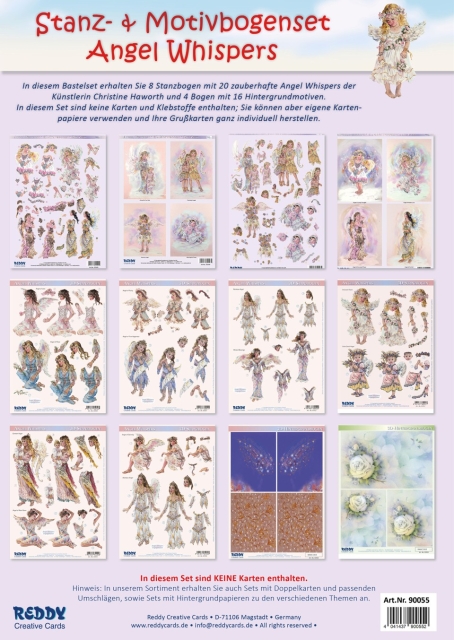 Reddy Cards Stanz- und Motivbogenset Angel Whispers
