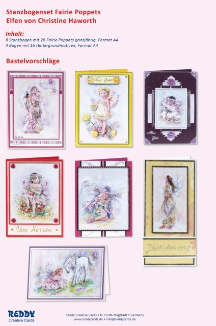 Reddy Cards Stanz- und Motivbogenset Fairie Poppets