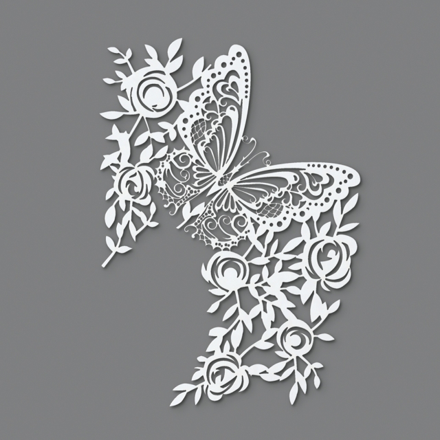 Stencil DIN A4 Schmetterling 1-teilig