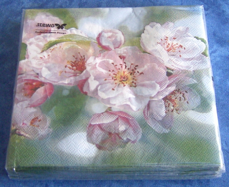 Lunch Serviette 33 x 33 cm pro Stück Blüten
