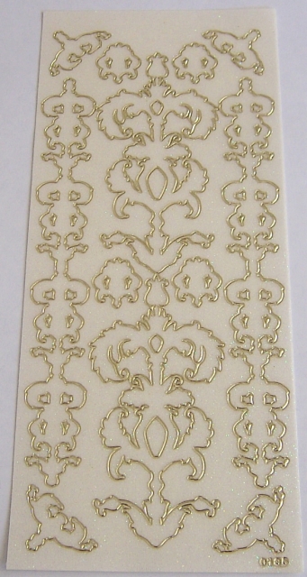 Stickerbogen 10 x 23 cm Ornamente