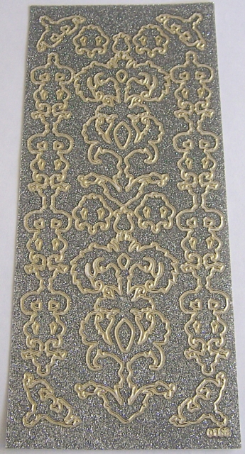 Stickerbogen 10 x 23 cm Ornamente
