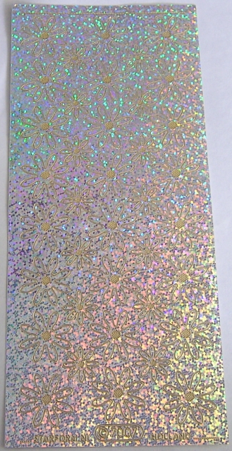 Stickerbogen 10 x 23 cm Blüten