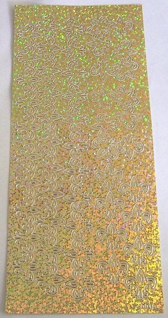 Stickerbogen 10 x 23 cm Bordüren