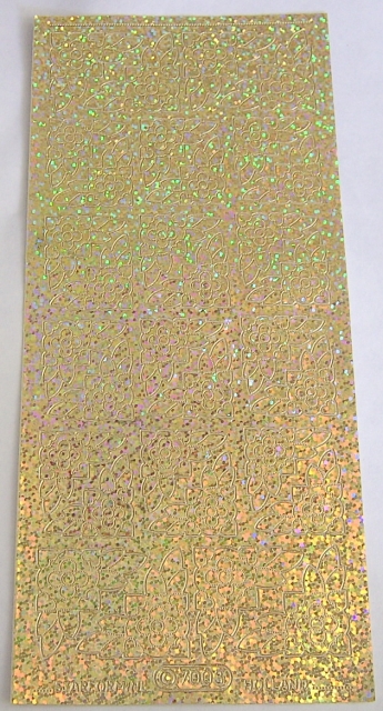Stickerbogen 10 x 23 cm Ecken
