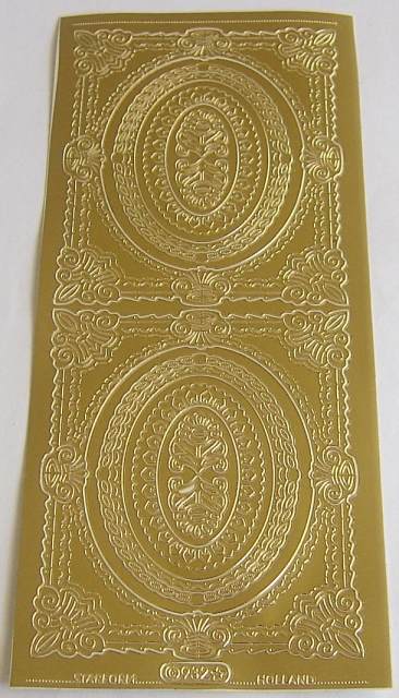 Stickerbogen 10 x 23 cm Ornamente