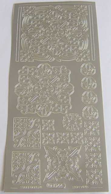 Stickerbogen 10 x 23 cm Ornamente