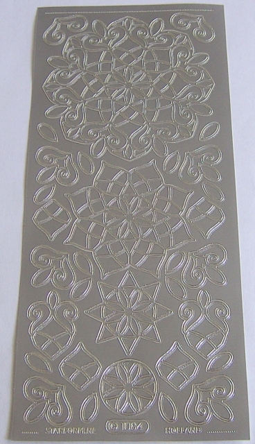 Stickerbogen 10 x 23 cm Ornamente