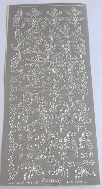 Stickerbogen 10 x 23 cm Bordüren