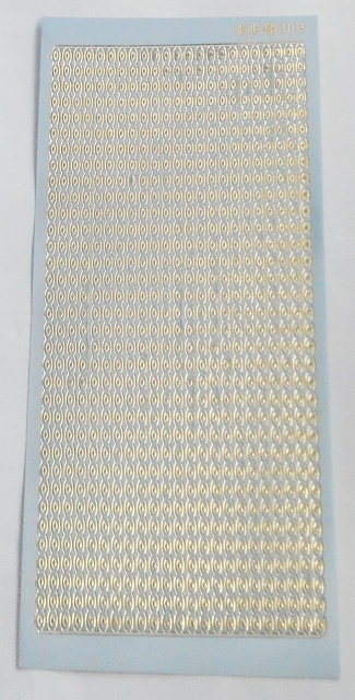 Stickerbogen 10 x 23 cm Bordüren