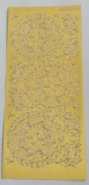 Stickerbogen 10 x 23 cm Ornamente