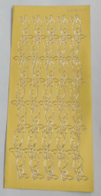 Stickerbogen 10 x 23 cm Bordüren