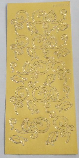 Stickerbogen 10 x 23 cm Swirls