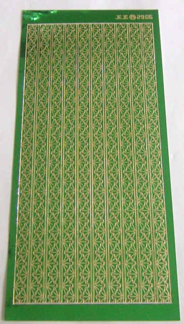 Stickerbogen 10 x 23 cm Bordüren