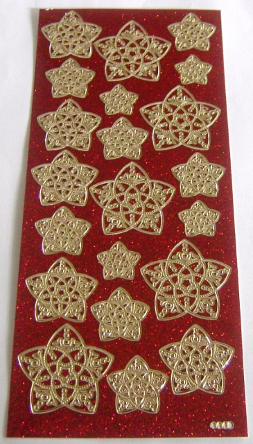 Stickerbogen 10 x 23 cm Ornamente