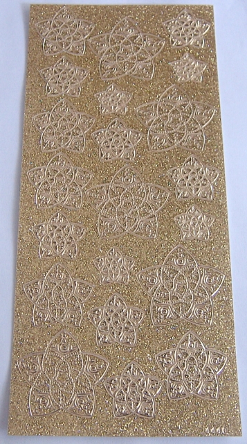 Stickerbogen 10 x 23 cm Ornamente