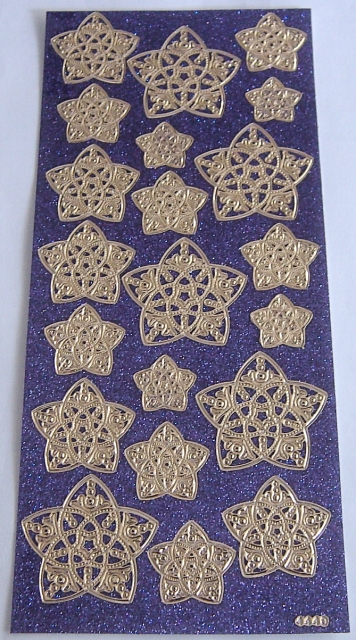 Stickerbogen 10 x 23 cm Ornamente