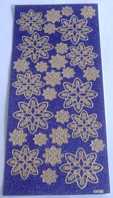 Stickerbogen 10 x 23 cm Ornamente