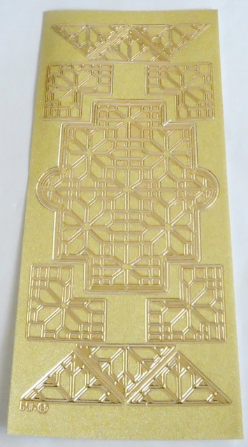 Stickerbogen 10 x 23 cm Ornamente
