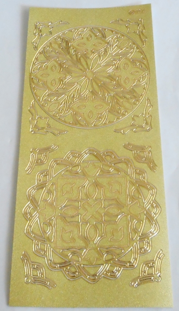 Stickerbogen 10 x 23 cm Ornamente