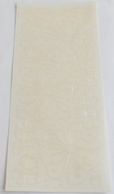 Stickerbogen 10 x 23 cm Blüten