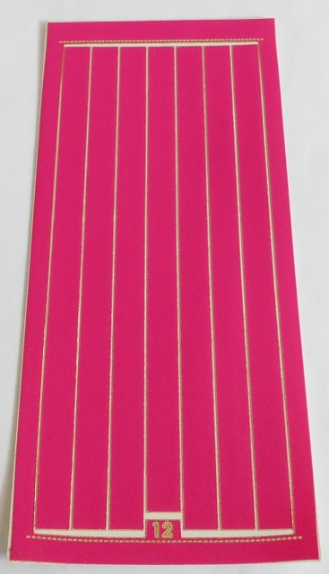 Stickerbogen 10 x 23 cm Bordüren