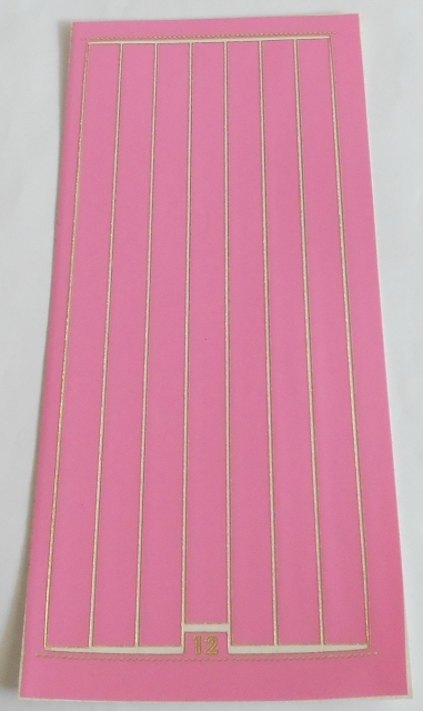 Stickerbogen 10 x 23 cm Bordüren