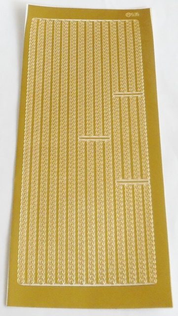 Stickerbogen 10 x 23 cm Linien