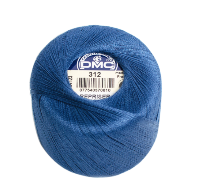 DMC Stopfgarn Farbe 312 blau