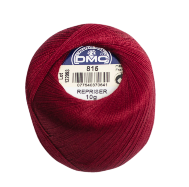 DMC Stopfgarn Farbe 815 rot