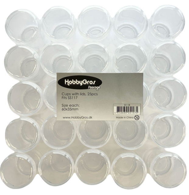 HobbyGros Cups mit Deckel