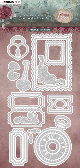 Studio Light Inner Peace Dies Vintage Elements