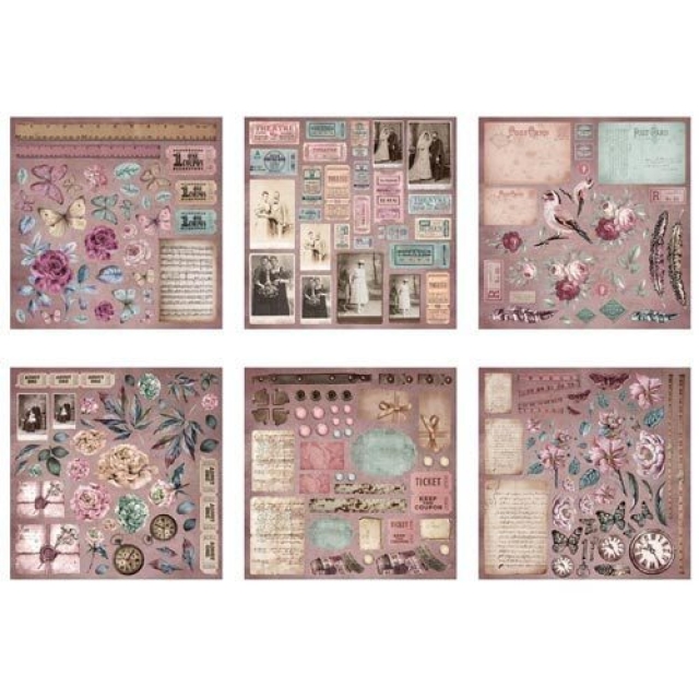 Studio Light Inner Peace 8 x 8 Inch Paper Pad Small Designs and Elements