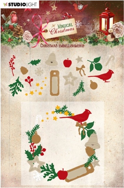 Studiolight Magical ChristmasCutting Die Christmas Embellishments