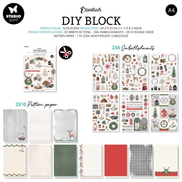 Studiolight DIY Block Christmas at Home