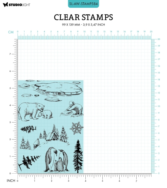 Studiolight Arctic Elements Clear Stamp Arctic Winter