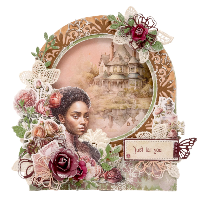 Studiolight Clear Stamps Victorian Dreams ATC Embellishments