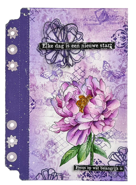 Studio Light Victorian Dreams Water-Reactive Ink Pads - Peonies (Purples & Pink)