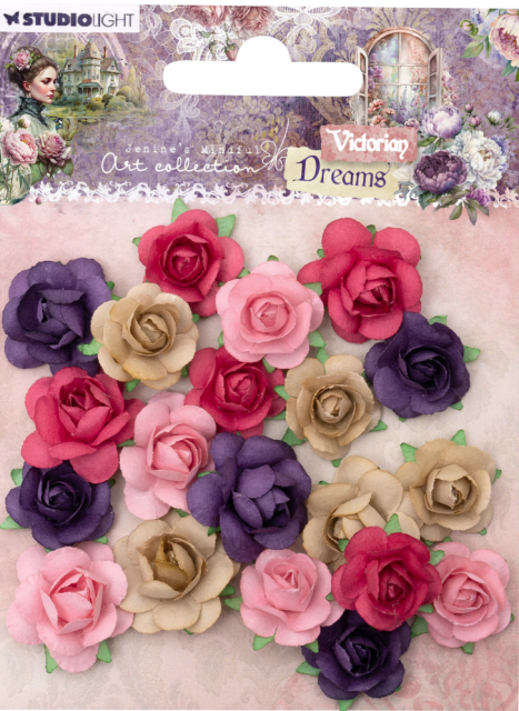 Studio Light Victorian Dreams Paper Flowers 1,5 / 2 cm