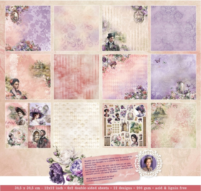 Studio Light Victorian Dreams Designer Paper Pad Scrapbooking