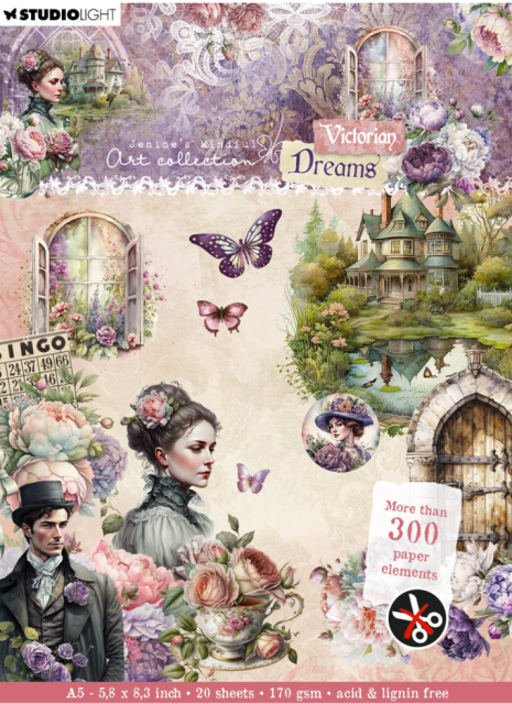 Studio Light Victorian Dreams Die-Cut Paper Elements