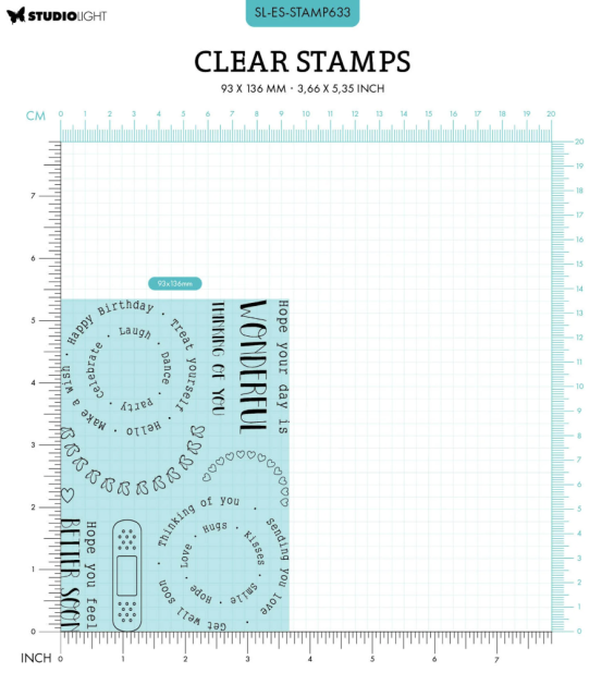 Studio Light Rotation Wheel Essentials Clear Stamp