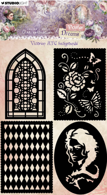 Studio Light Victorian Deams Mask Victorian ATC Backgrounds