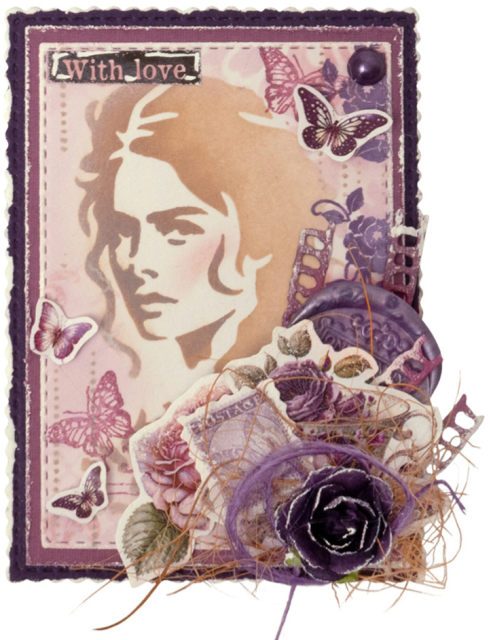 Studio Light Victorian Deams Mask Victorian ATC Backgrounds