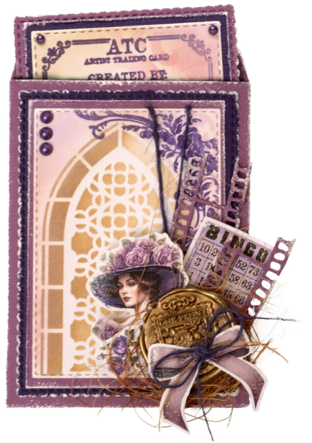 Studio Light Victorian Deams Mask Victorian ATC Backgrounds