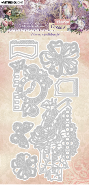 Studio Light Victorian Dreams Cutting Die Victorian Embellishments