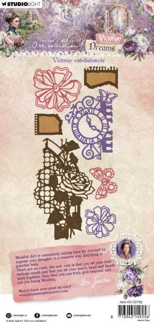 Studio Light Victorian Dreams Cutting Die Victorian Embellishments