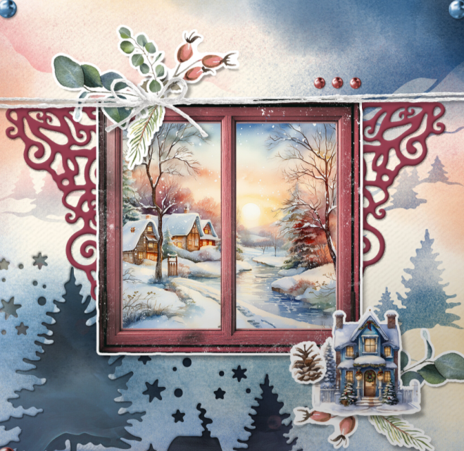 Studio Light Dreamy Christmas A5 Christmas Essentials Die-Cut Designer Paper Pad