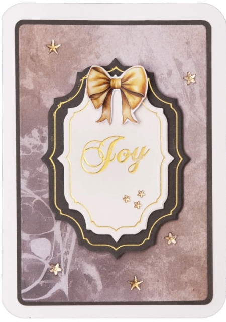 Studio Light Romantic Christmas A4 Die-cut Designer Paper Pad